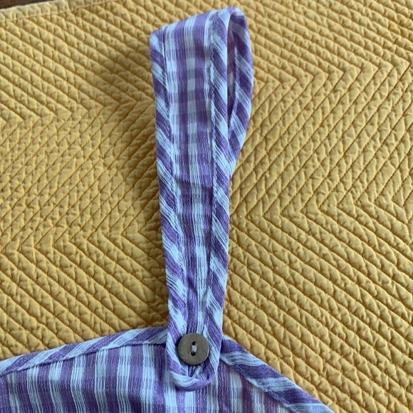 Purple white cami crop top - Picture 10 of 10